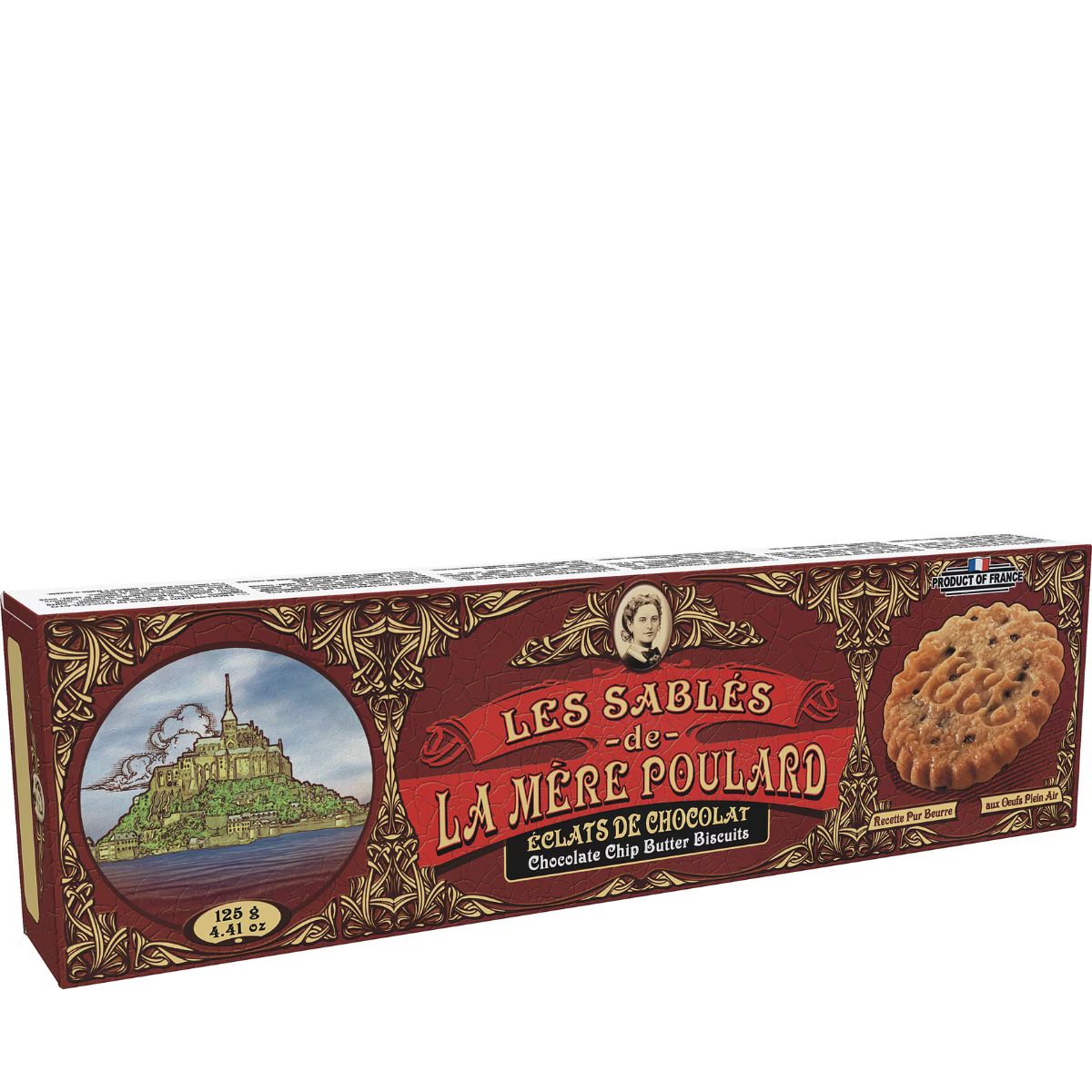 Μπισκότα με Κομματάκια Σοκολάτας La Mere Poulard Les Sables Eclats De Chocolat